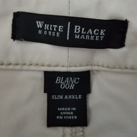 WHBM | Blanc skinny ankle stretch pants - Picture 8 of 9